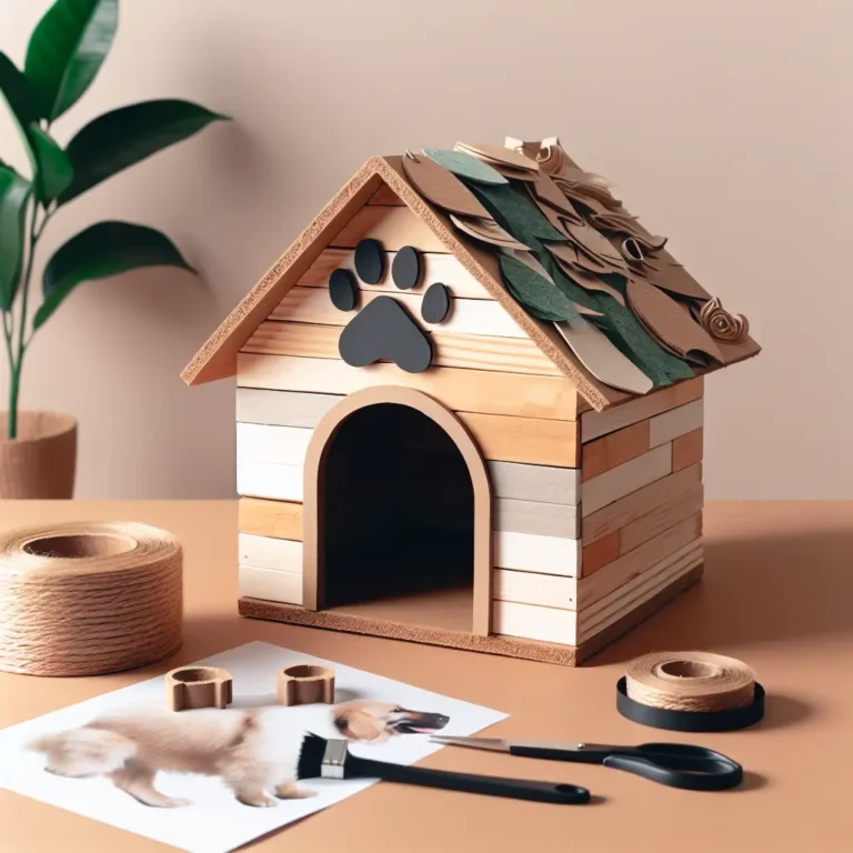 Casinha de Cachorro de Material Reciclável