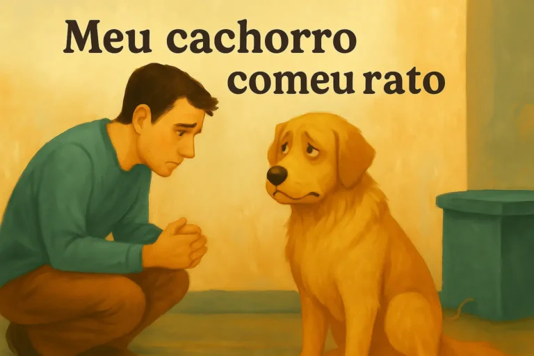 Meu cachorro comeu rato